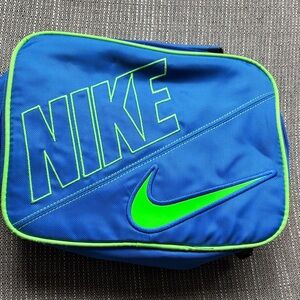 Nike Men’s Bright Blue Toiletry Bag with Neon Green Swoosh